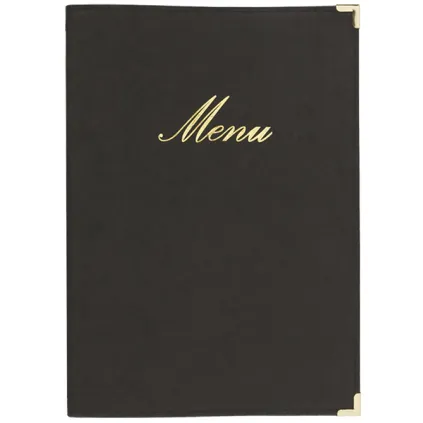 Menymappe Classic A5 Sort