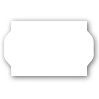 Etikett 26x16 - Hvit Permanent