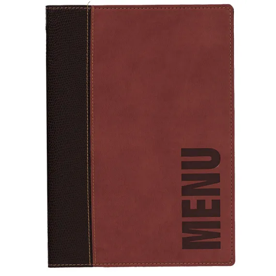 Menymappe Trendy A5 Vinrød