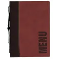 Menymappe Trendy A4 Vinrød