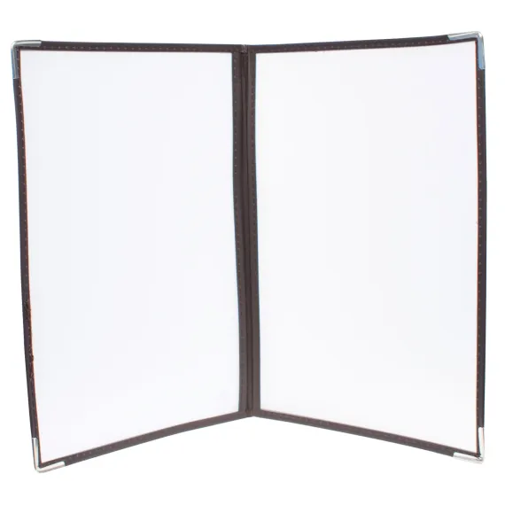 Menymappe Crystal 4xA4,dobbel