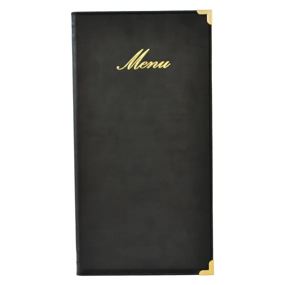 Menymappe Classic Lang,Sort