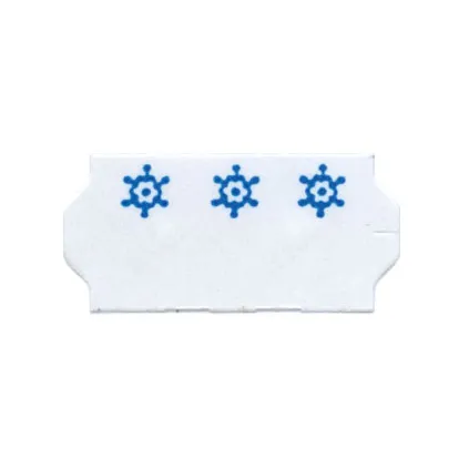 Etikett 26x12 - Hvit Fryselim (***)