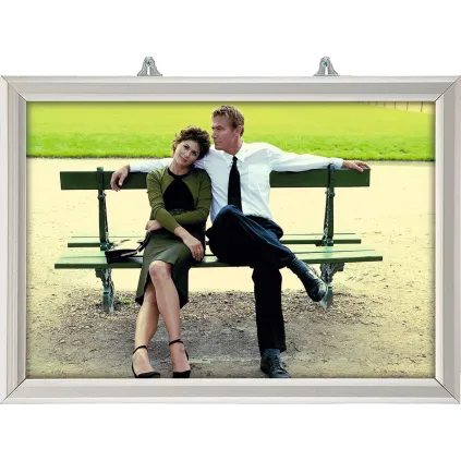 Plakatramme 2-sidig A3 Horisontal Slide-in