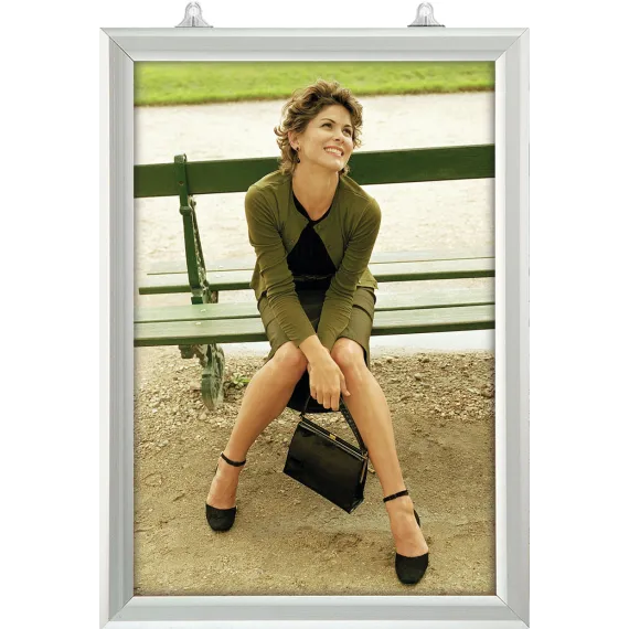 Plakatramme 2-sidig 50x70 Vertikal Slide-in