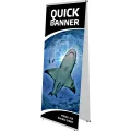 Quick Banner dobbelsidig 80x200cm