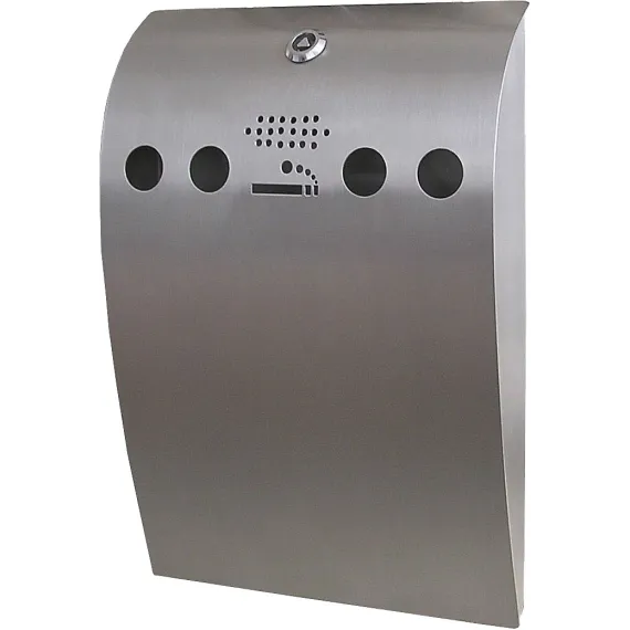 Askebeger Vegg,2,12 ltr, børstet stål