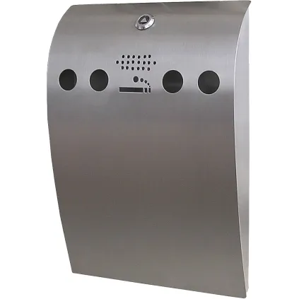 Askebeger Vegg,2,12 ltr, børstet stål