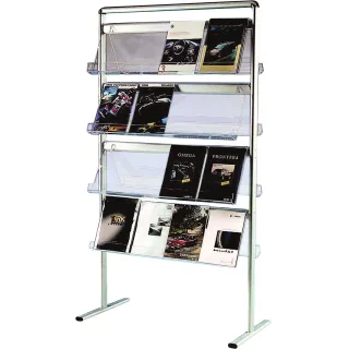 Brosjyrestativ Info-line Mega 32xA4 Dobbelsidig