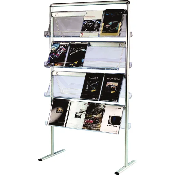 Brosjyrestativ Info-line Mega 32xA4 Dobbelsidig