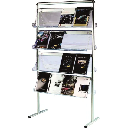 Brosjyrestativ Info-line Mega 32xA4 Dobbelsidig