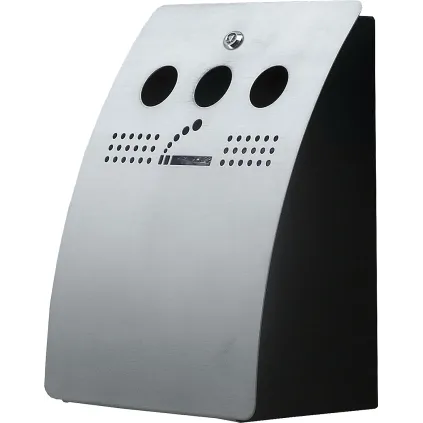 Askebeger Vegg,1,48 ltr, børstet stål