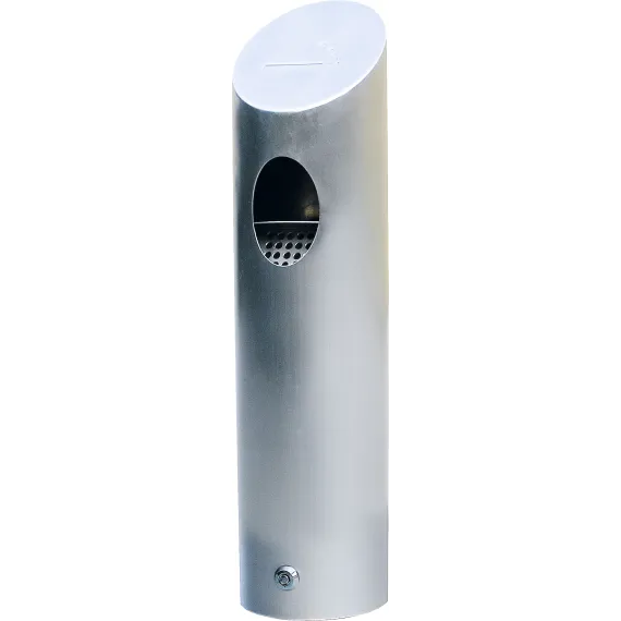 Askebeger Tube 35cm, Børstet stål