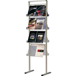 Brosjyrestativ Info-line Midi 16xA4 Dobbelsidig