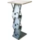 Salgsbord Flex,51x37,5-H100cm,3xA4 brosjyrehylle inkl.koffert