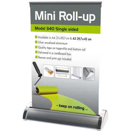 Roll Up Mini A3 30x42cm