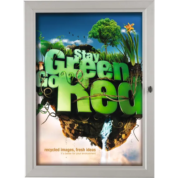 Plakatskap m/lås 70x100cm