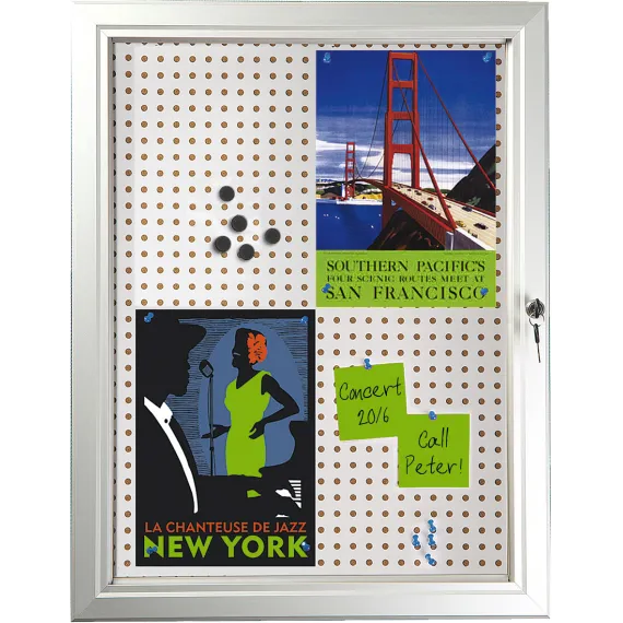 Infoskap Combi m/lås 105x108cm