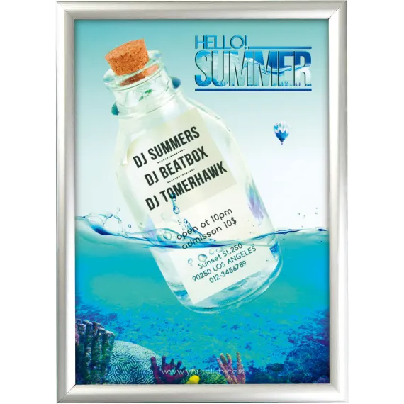 Plakatramme Snap 25mm A4 Vindu