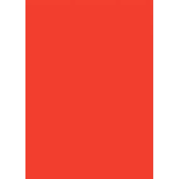 Plakatkartong Rød Fluor,270gr/m2, 50x70cm