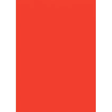 Plakatkartong Rød Fluor,270gr/m2, A4