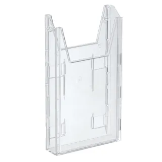 Brosjyrestativ Combi 1xA4,Bord/vegg,Påbygging,Stående,Transparent