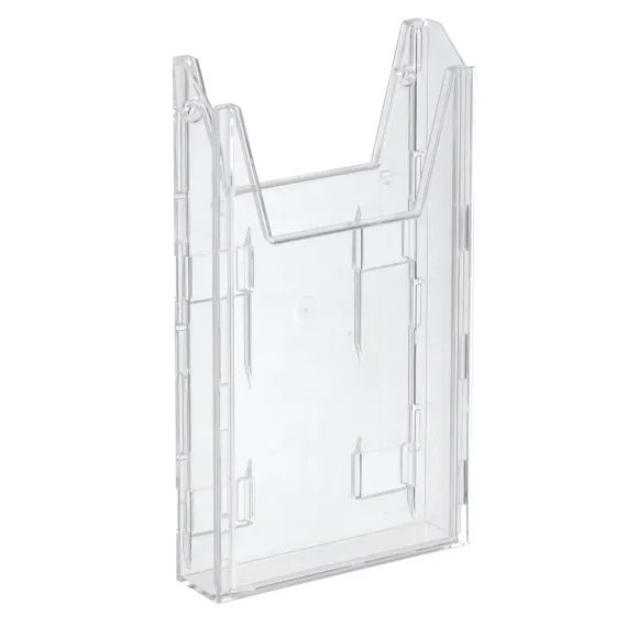 Brosjyrestativ Combi 1xA4,Bord/vegg,Påbygging,Stående,Transparent