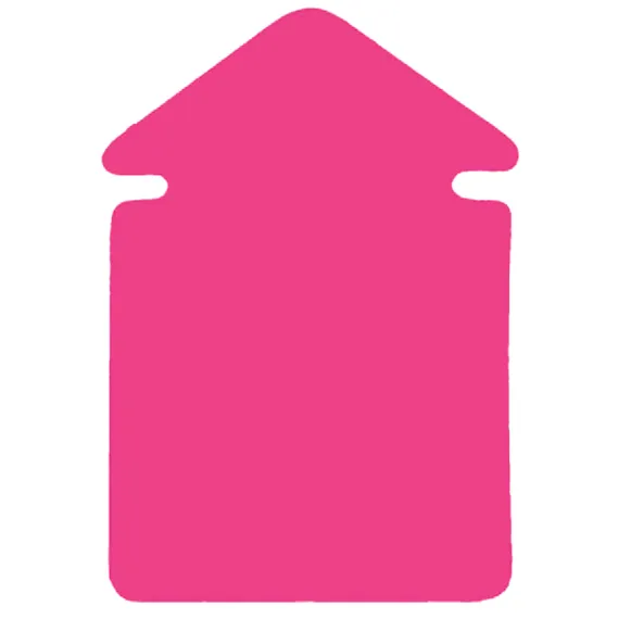 Plakatkartong "Pil" 2-sidig,23x16,5cm,Cerise fluor