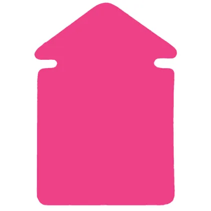 Plakatkartong "Pil" 2-sidig,23x16,5cm,Cerise fluor