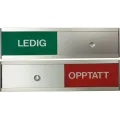 Dørskilt Ledig / Opptatt - 40 x 153mm