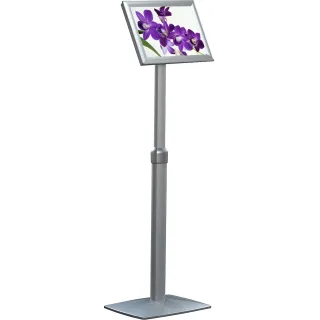 Infostativ Flex A4,Stående/liggende,justerbar høyde