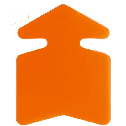 Plastplakat Pil 8x12cm,Orange fluor