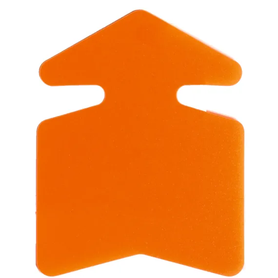 Plastplakat Pil 12x16cm,Orange fluor