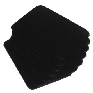 Plastplakat 60x40mm,Sort