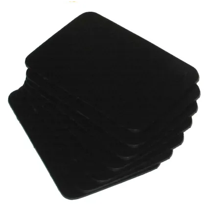 Plastplakat 60x40mm,Sort