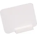 Plastplakat 80x55mm,Hvit m/holder