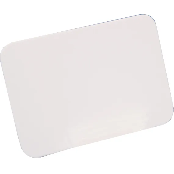 Plastplakat 80x55mm,Hvit