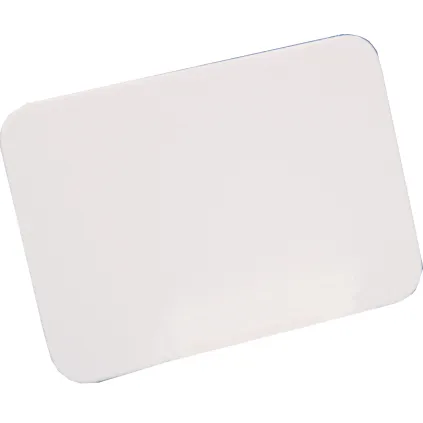 Plastplakat 80x55mm,Hvit