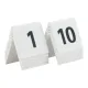 Bordnummerskilt, Plast 1-10