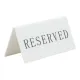 Bordskilt, Reserved, 5 stk