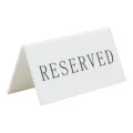 Bordskilt, Reserved, 5 stk