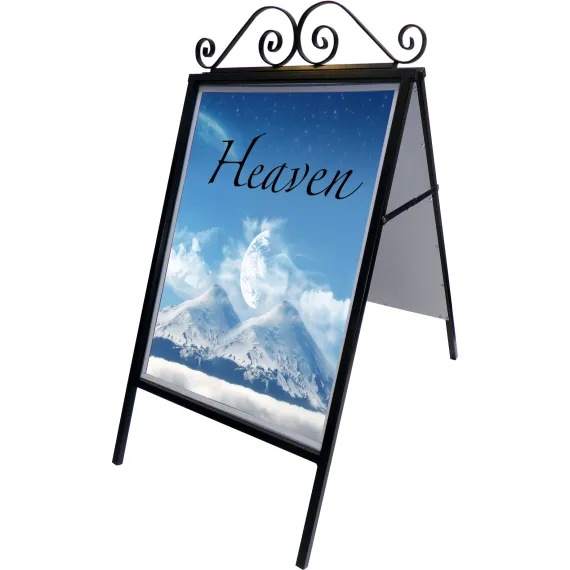 Plakatstativ Antique 50x70cm Sort