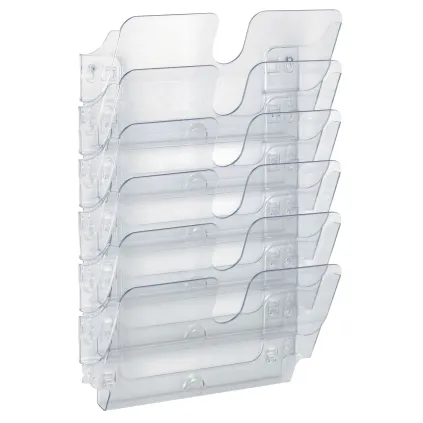 Brosjyrestativ Plus 6xA4 Liggende