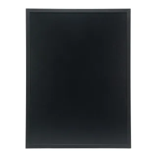 Blackboard tavle Woody, 60 x 80 cm, Sort