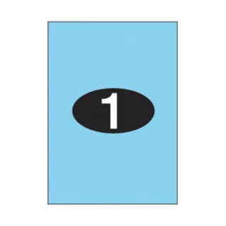 Etiketter KL 210x297mm (1x1) Transparent