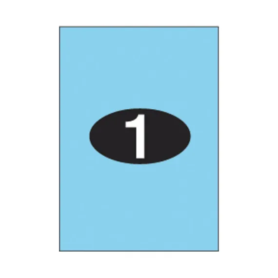 Etiketter KL 210x297mm (1x1) Transparent