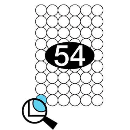 Etiketter KLI Ø30mm (6x9)