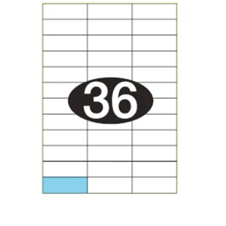 Etiketter KLI 70x24,74mm (3x12)