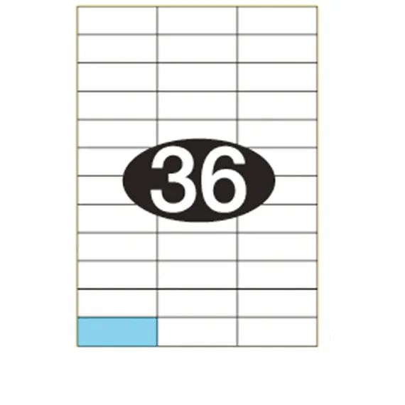 Etiketter KLI 70x24,74mm (3x12)