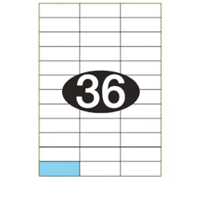 Etiketter KLI 70x24,74mm (3x12)